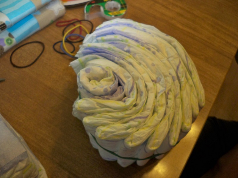 GreenKids Boutique Motorcycle Diaper Cake Tutorial