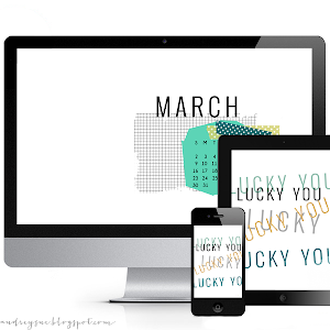 lucky printables and wallpaper set | Miss Audrey Sue