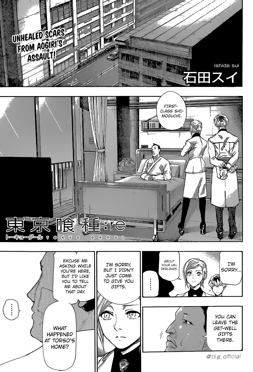 Tokyo Ghoul Re Chapter 9 Inherited Feelings 9 Mangahasu