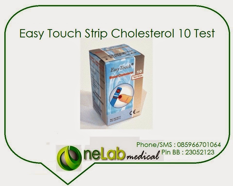 Easy Touch Strip Cholesterol 10 Test ONELAB MEDICAL