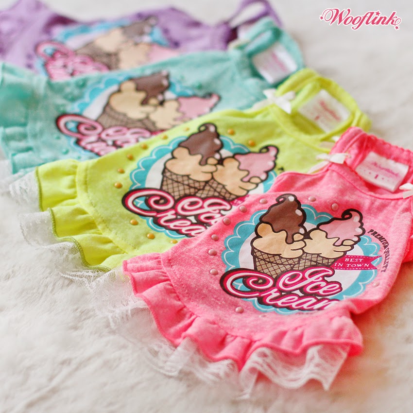 WOOFLINK Hip designer dog clothes ICE CREAM ♥