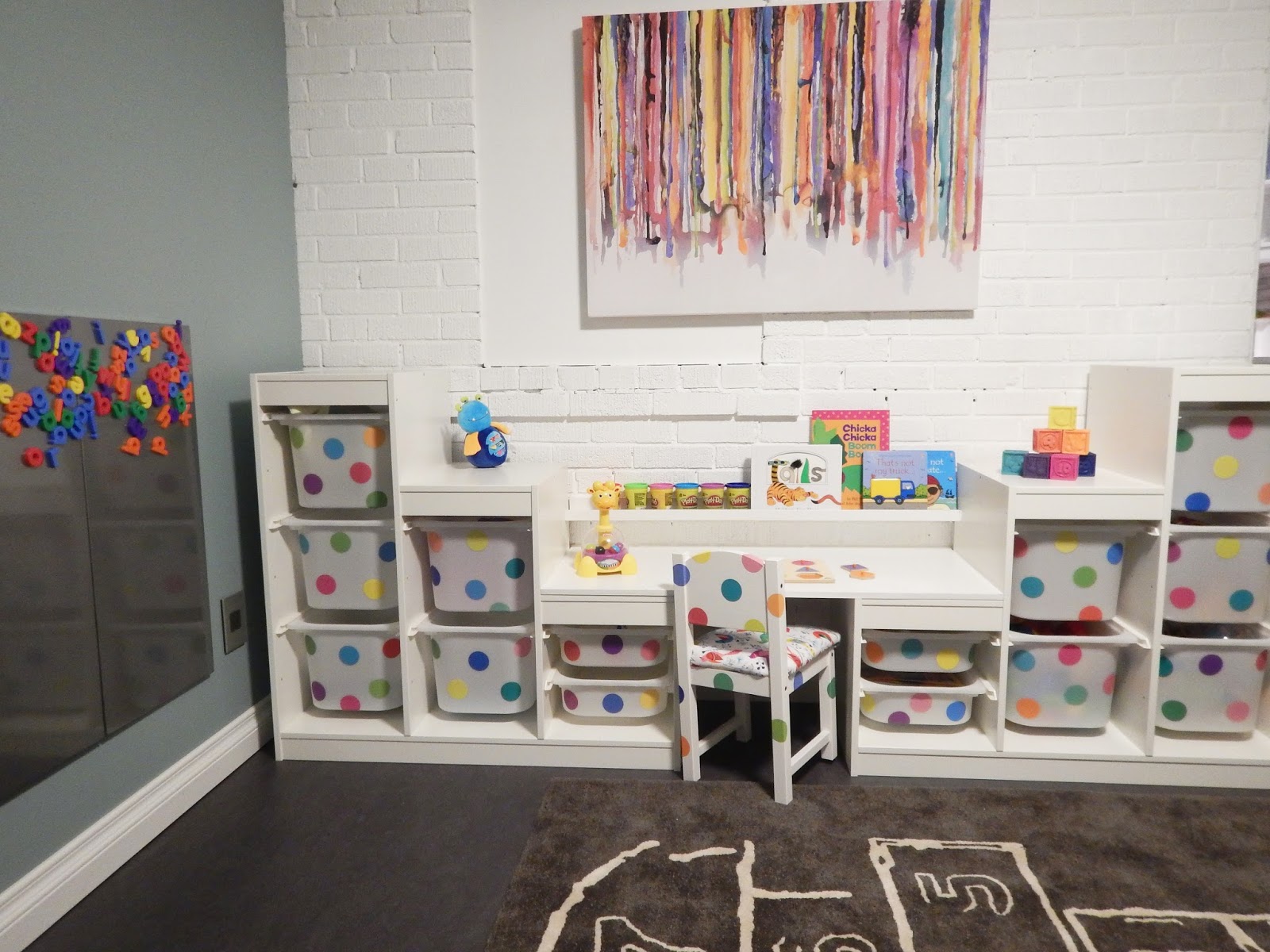 Fresh Coat of Paint Ikea Hack Trofast Storage System + Sundvik Chair