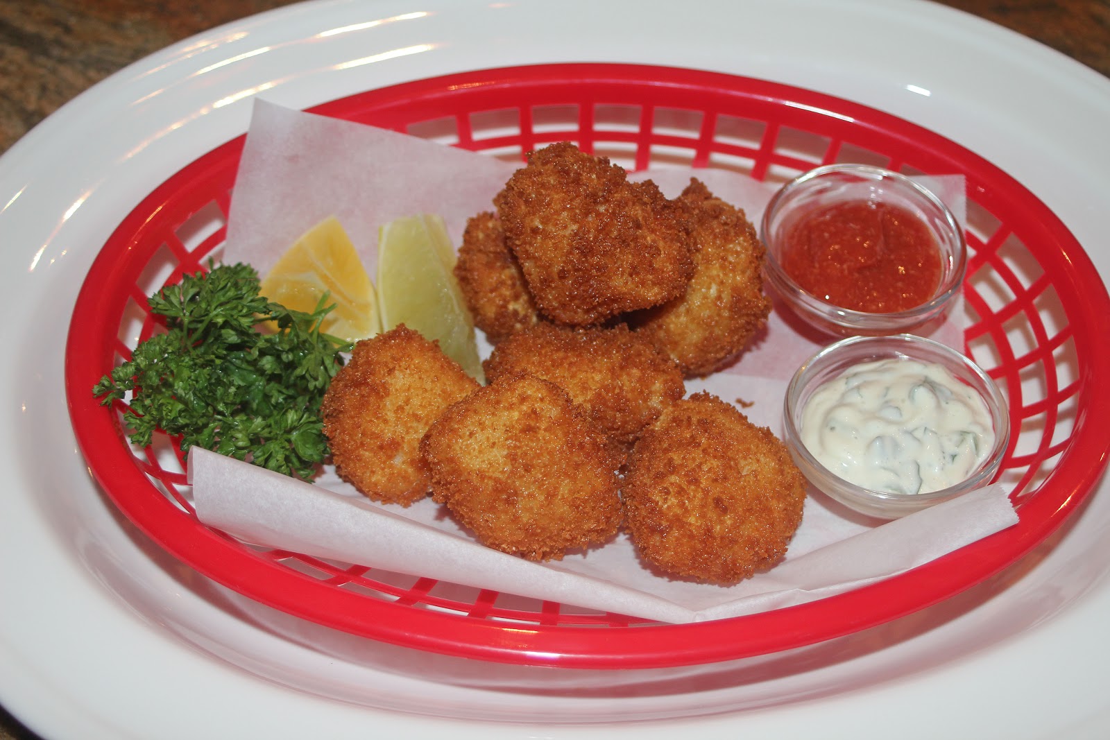 The Grub Files Cooking with Camissonia Panko Fried Sea Scallops with