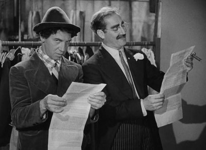  Groucho Marx Otis B Driftwood and Chico Marx Fiorello 