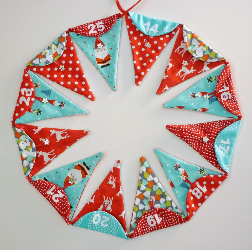 Mack and Mabel Advent Bunting Tutorial