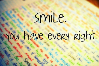 we must smile because ..