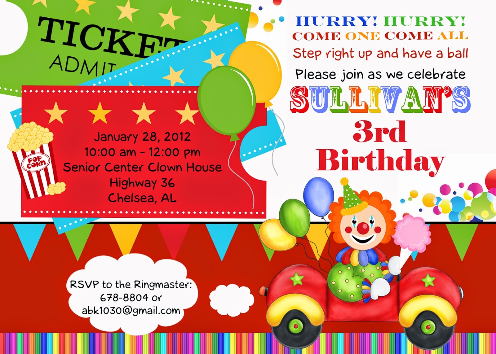 tutus and touchdowns we re having a 3rd birthday circus