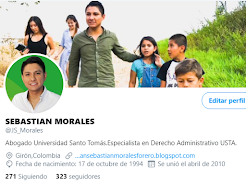 Seguir en  Twitter a Sebastián Morales