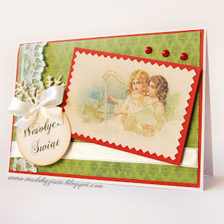 scrapbooking kartka boże narodzenia card making