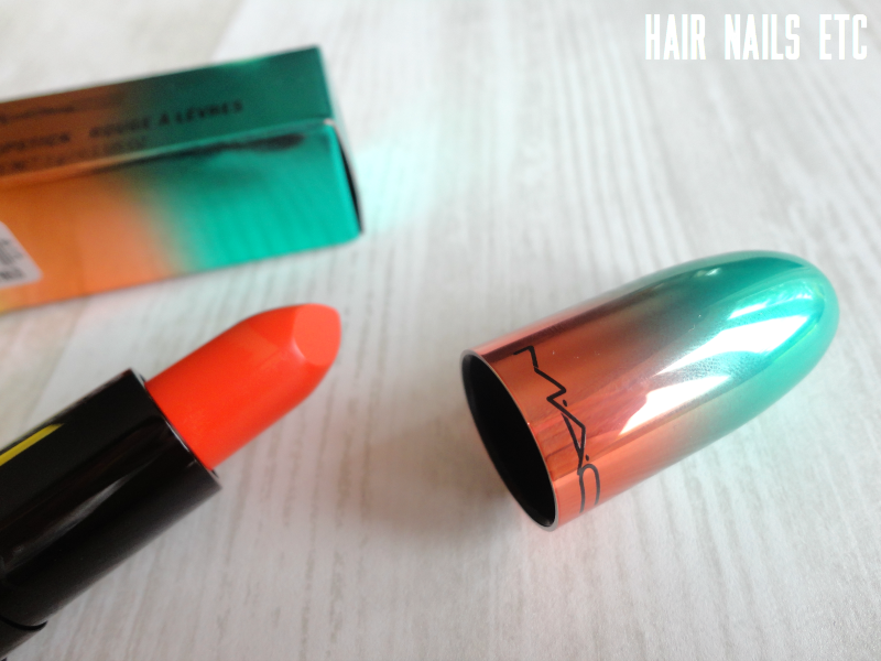 MAC Morange Lipstick - Wash & Dry Collection - Swatch and Review