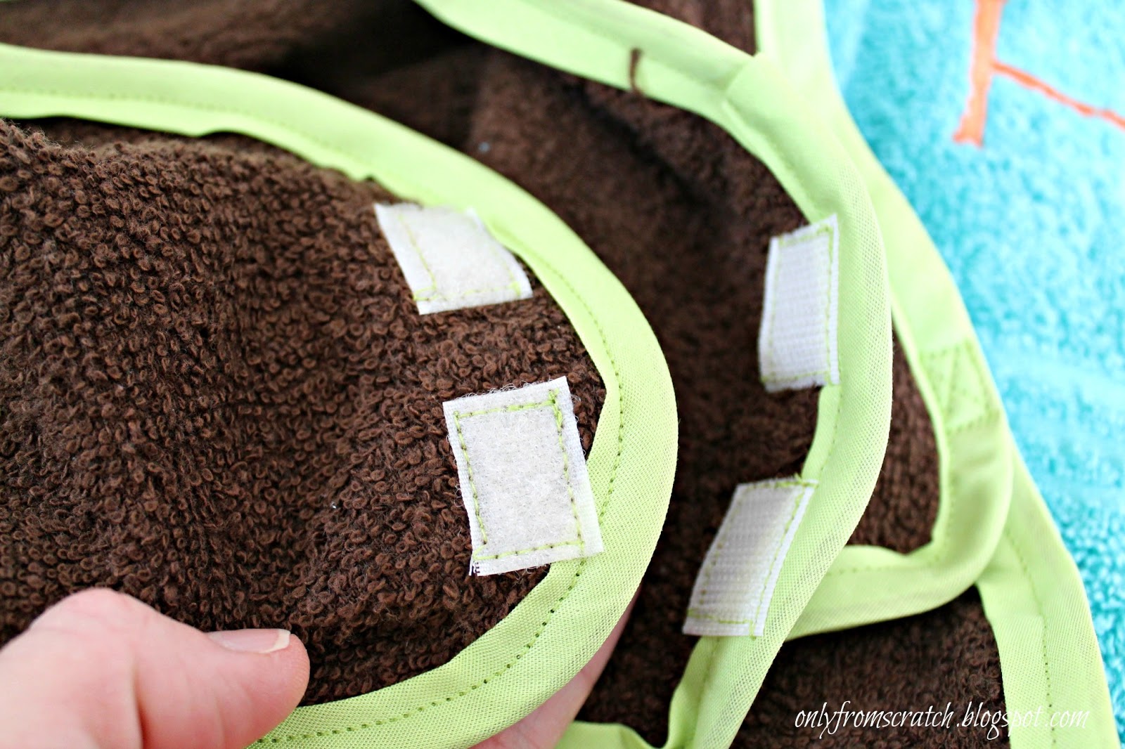 Only From Scratch Toddler Bib from a Hand Towel