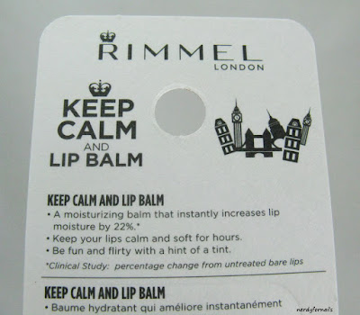 Rimmel Keep Calm Lip Balm Review
