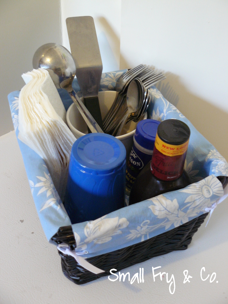 Small Fry & Co. Repurpose a Tablecloth Series Basket Liners