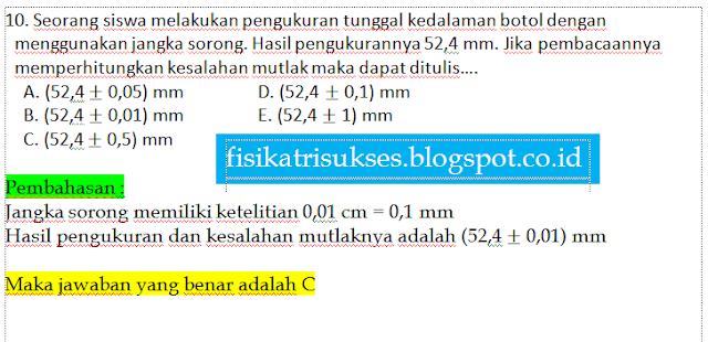 soal fisika mid ganjil kelas x