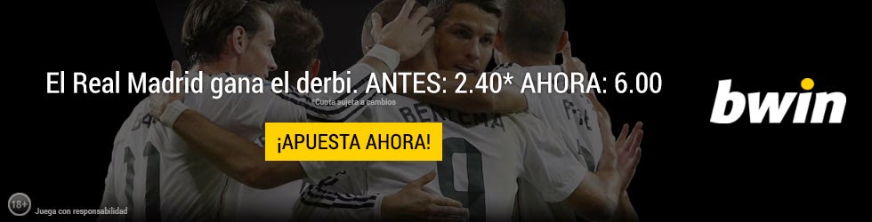 bwin Oferta Especial Real Madrid gana al Atlético cuota 6 hasta 7 febrero bwin Oferta Especial Real Madrid gana al Atlético cuota 6 hasta 7 febrero