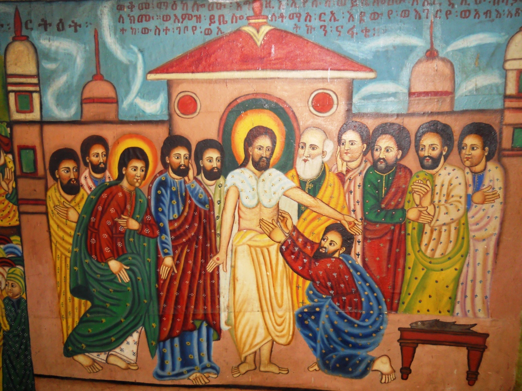 Image result for jesus appears to thomas ethiopian