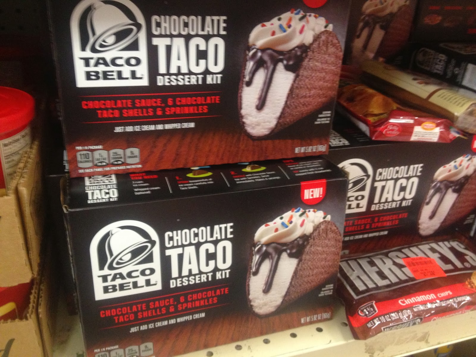step off Taco Bell Chocolate Shells