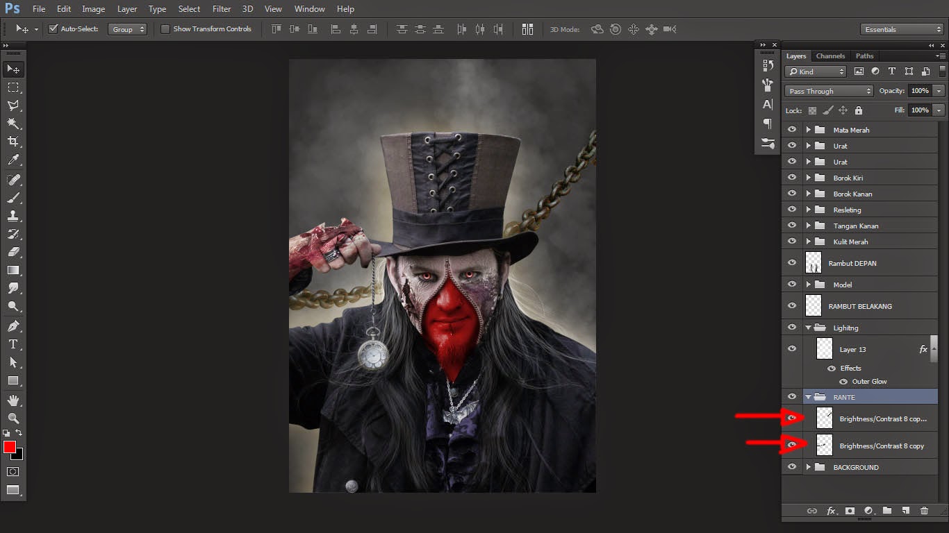 Extreme Tutorial Zombie dengan Photoshop Extreme Tutorial Zombie dengan Photoshop