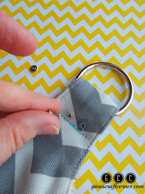 How to add rivets to your handmade handbags by Ginas Craft Corner @ ginascraftcorner.com