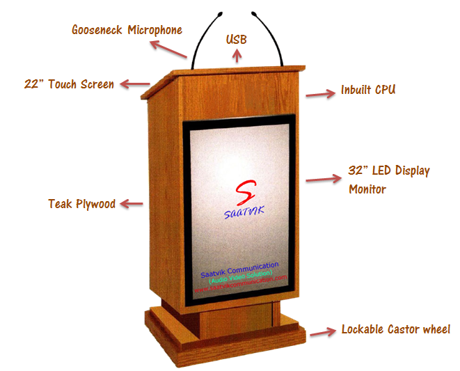 Buy Best Interactive Podium Wooden Podium Digital Podium Smart