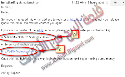 شرح التسجيل شركة Adf.ly والربح من إختصار الروابط 4+copy