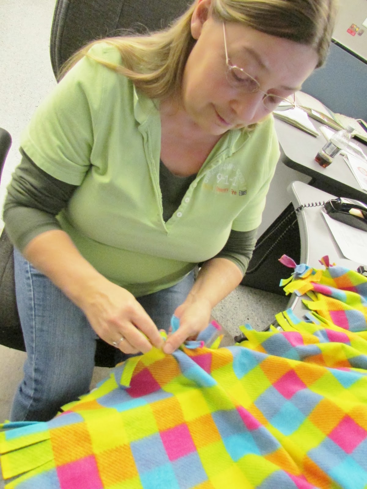 Heck Of A Bunch Percy Jackson/Project Linus Blanket Making Party