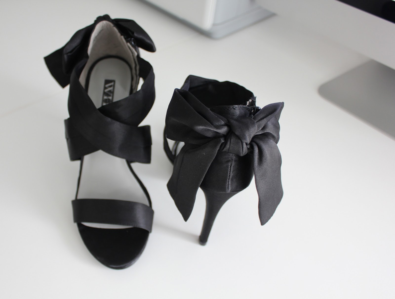 Black Wedding Shoes Trendy Sandals Women Summer Shoes Ribbon Shoes