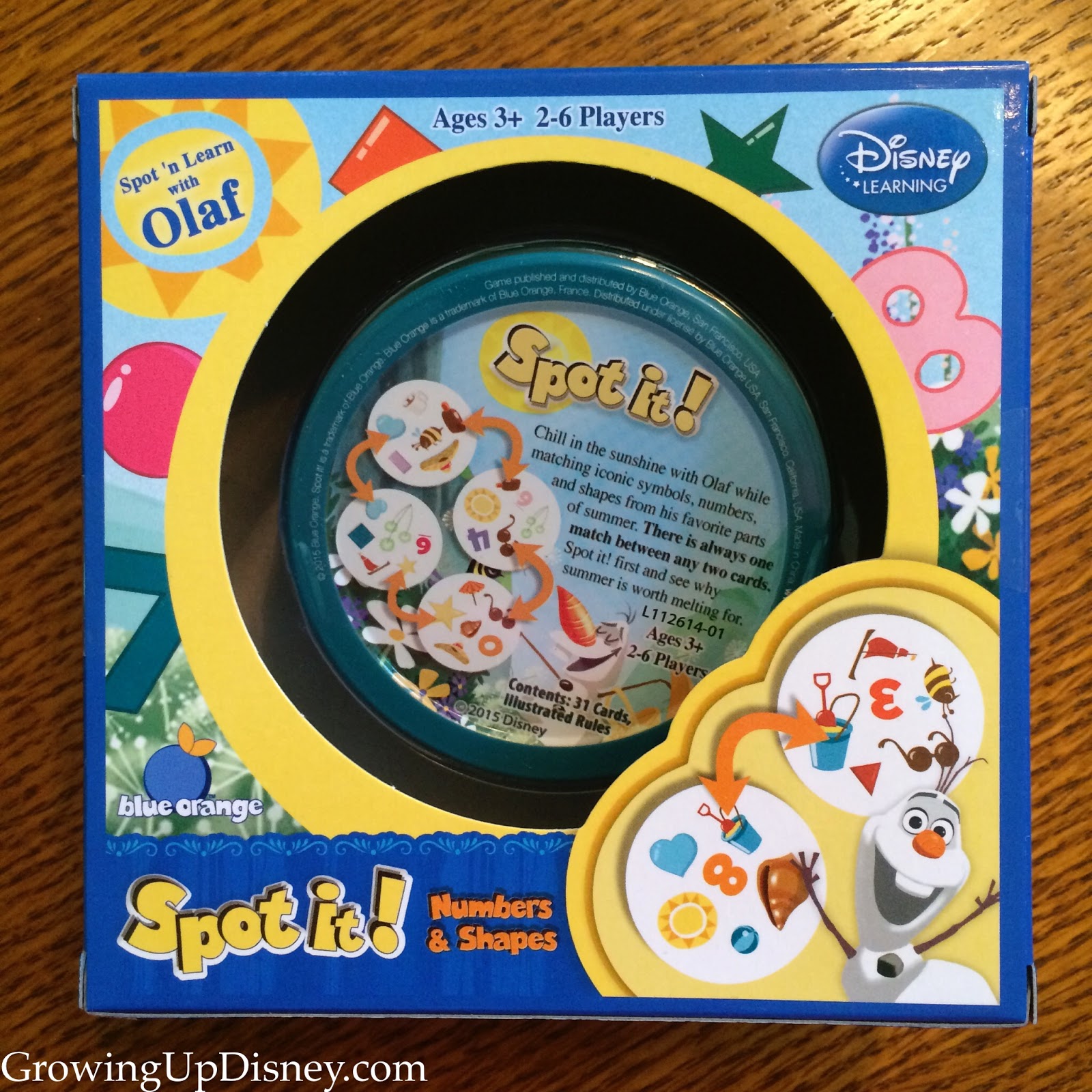Growing Up Disney Spot It! Disney Frozen Game Review