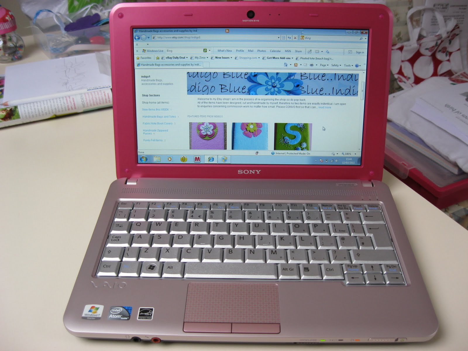 Indigo Blue Mouse Mat Make Over With Cath Kidston Fabric Tutorial