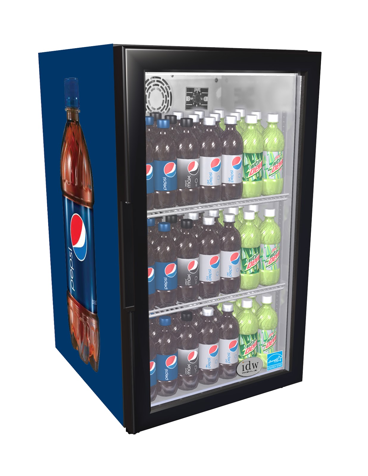 IDW produces G7s counter top cooler for Pepsi North America IDW Gseries Coolers