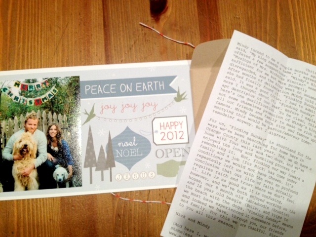 Finding Sunday: 2011 Christmas Cards