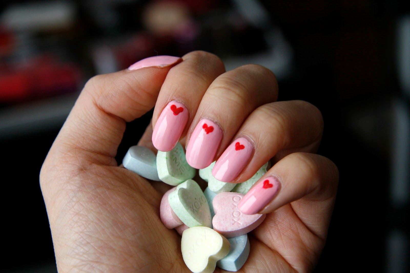 fun size beauty Sweetheart Nails // Valentine's Day 2015
