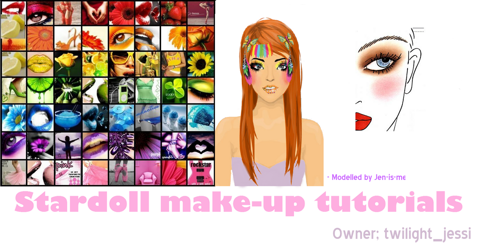 Stardoll make-up tutorials