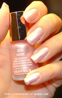 nails, naglar, nagellack, nail polish, mavala, mavala 328 rose, Rosa bandet 2012, pink ribbon 2012