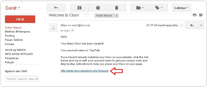 Rikimulya Blogspot Com Cara Membuat Chat Box Di Blog Dengan Aplikasi Cbox