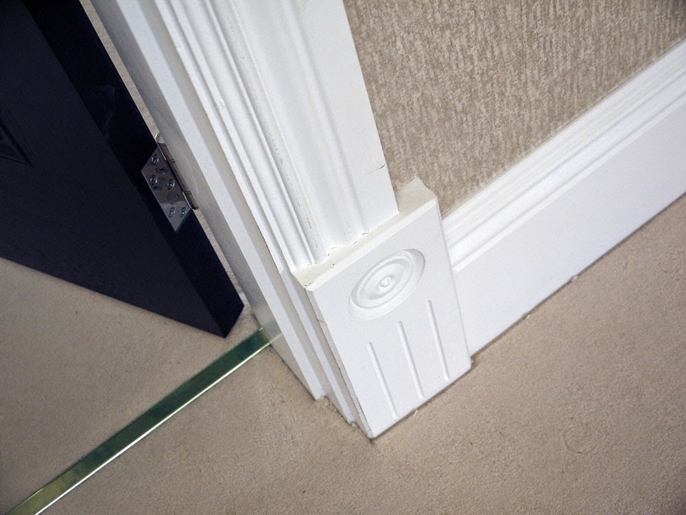 Door Plinth Blocks & Bevelled Architrave Arcitrave Bespoke Doors
