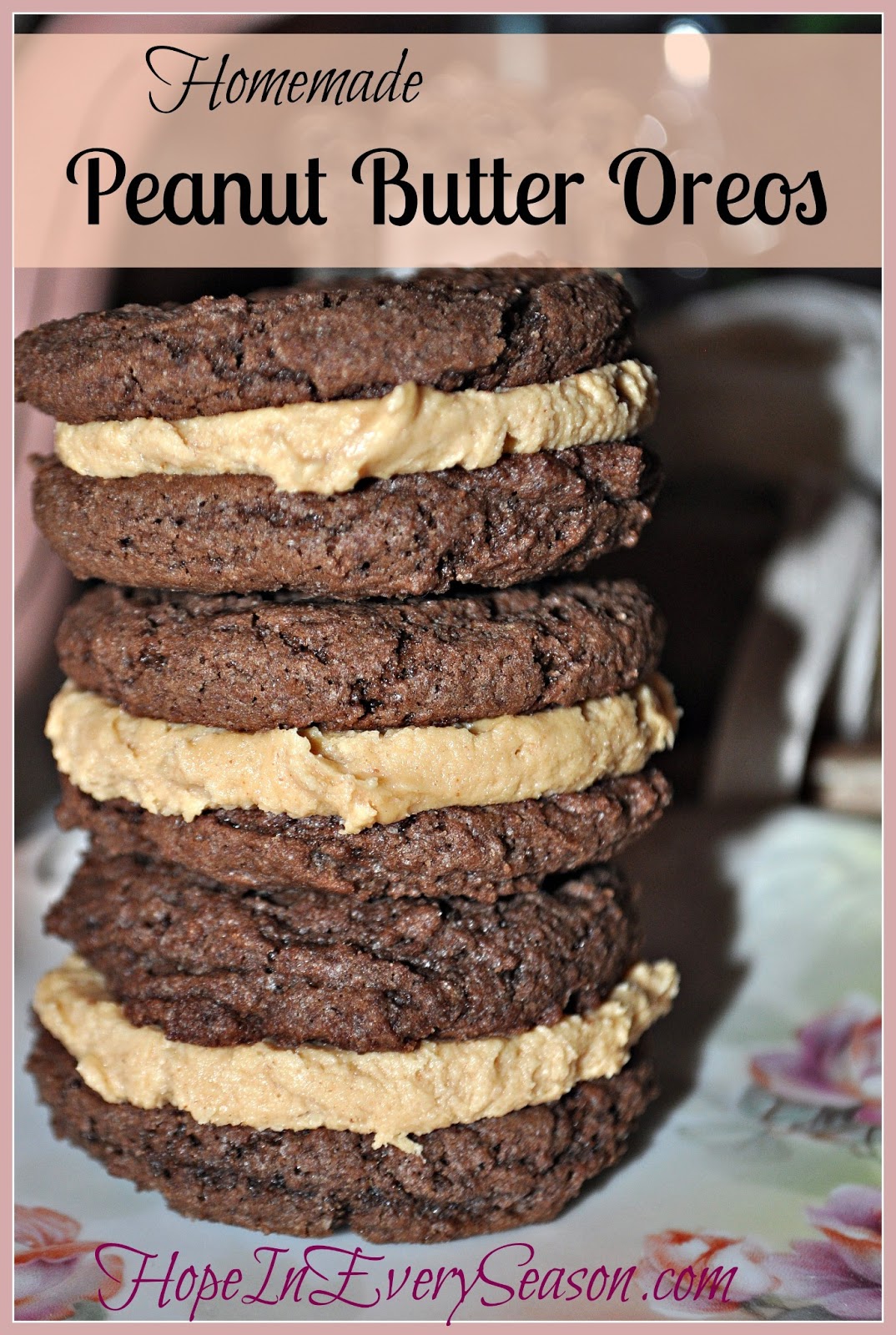 Hope In Every Season Homemade Peanut Butter Oreos
