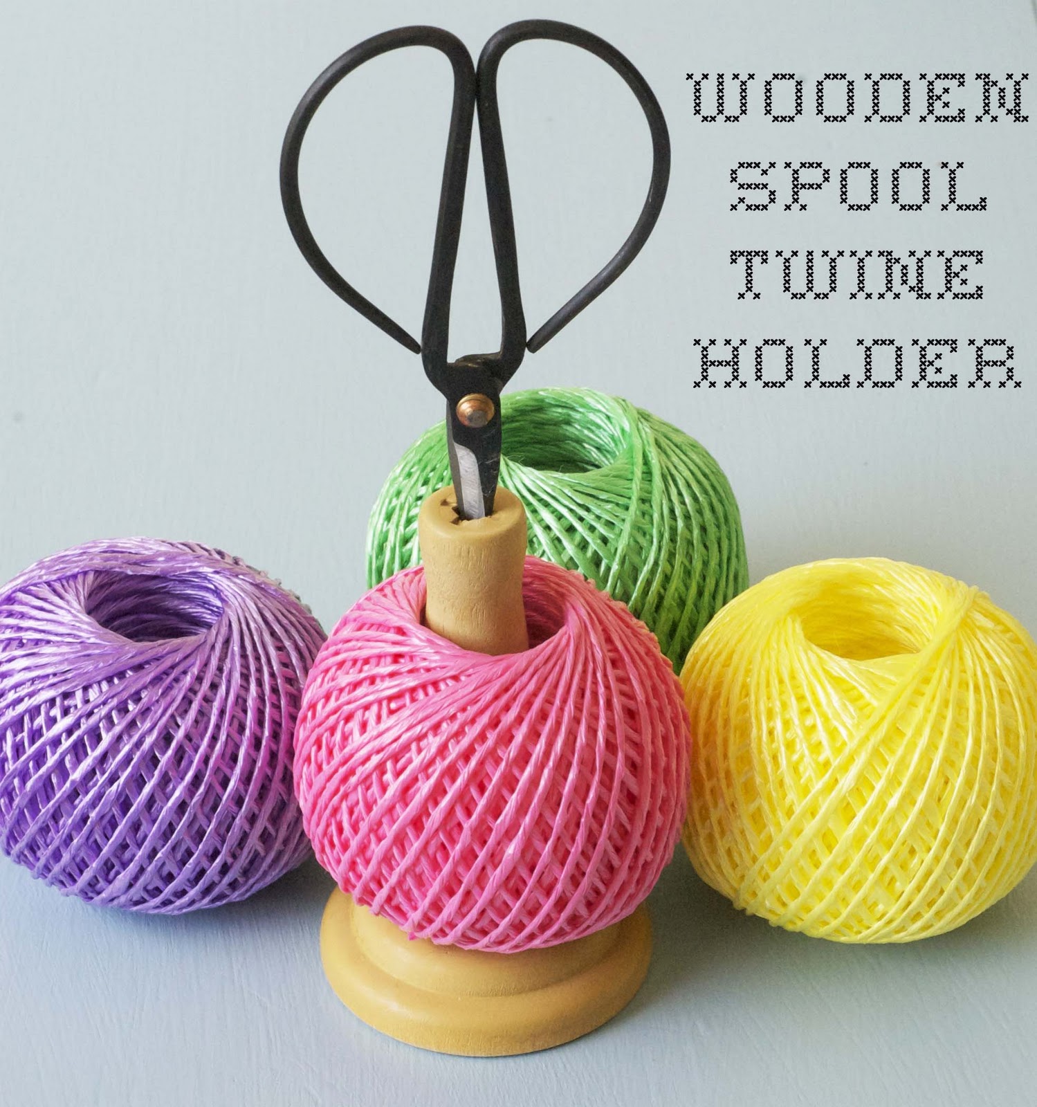 Maize Hutton How to Make a Wooden Spool Twine Holder