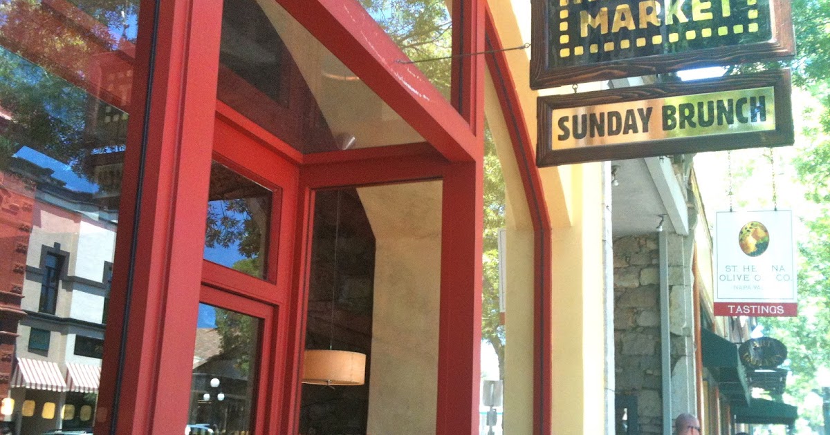 spaswinefood St Helena's Market Restaurant is a great lunch stop