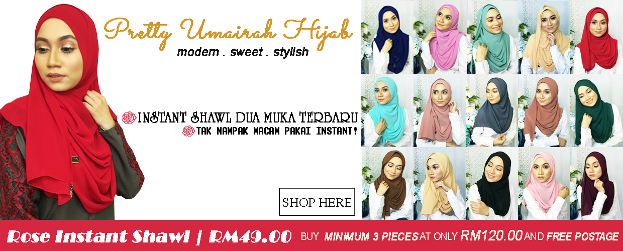 ROSE INSTANT SHAWL ON SALES!!