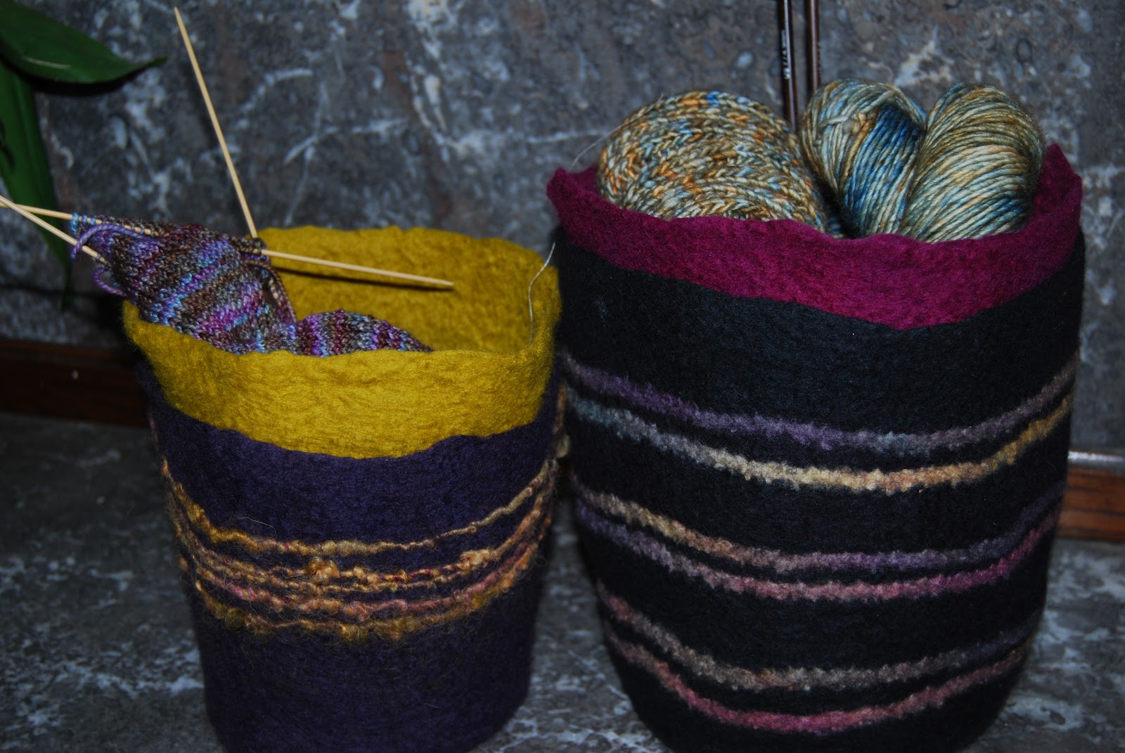 i felt like it Felt Knitting Project Vessels