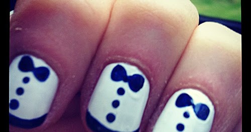 1. Bow Tie Nail Art Designs for a Chic and Stylish Look - wide 6