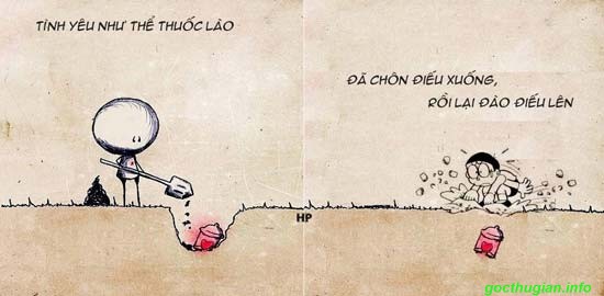 Đôrêmon chế - Một người đi với một người