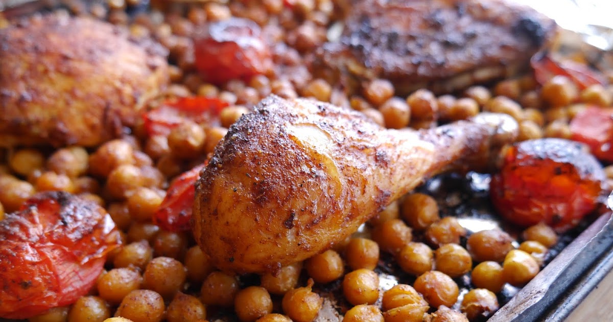 Roasted Chicken with Chickpeas and Tomatoes A Beautiful Zen