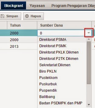 kolom Nama bantuan