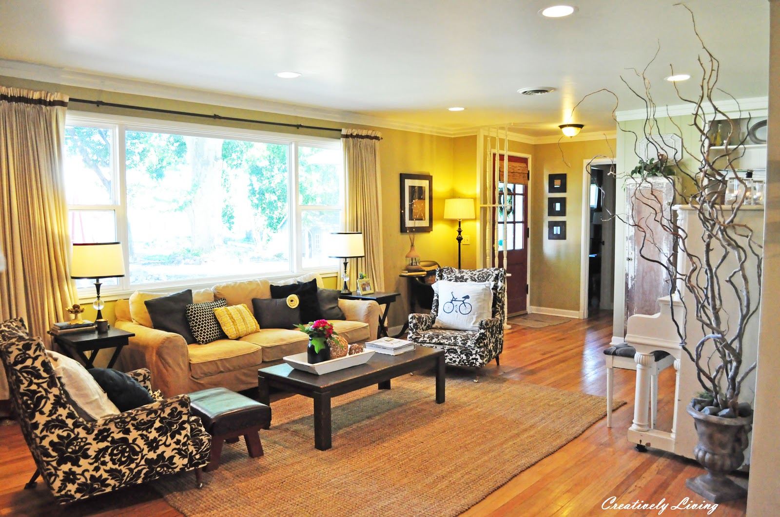 Living Room Reveal - Creatively Living Blog