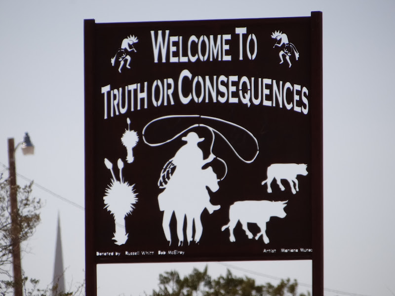THE END Deming to Truth or Consequences, New Mexico