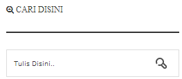 Cara Membuat Widget Pencarian Di Blog