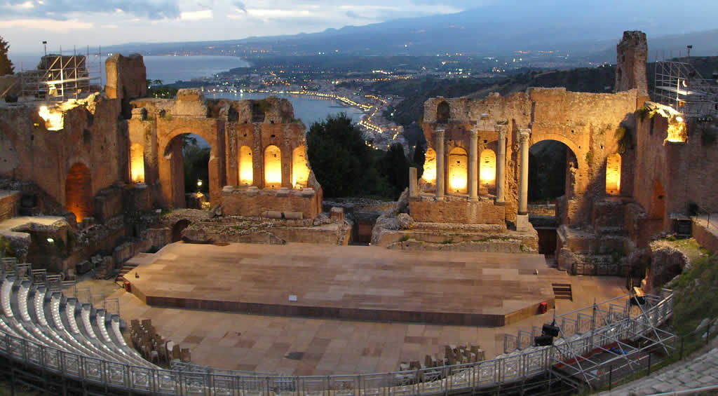 mélange anfiteatro de Taormina