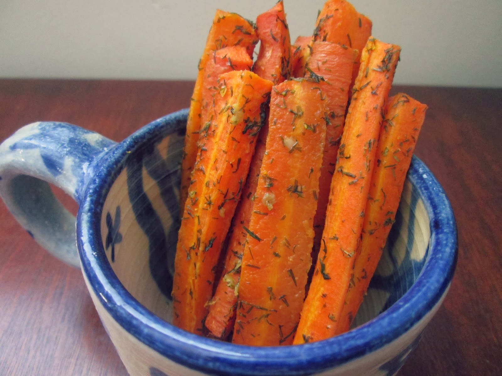 Dill & Garlic Carrot Fries (Autoimmune Paleo)